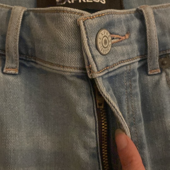 Express super high rise ankle leggings jeans nwot 6R - Picture 9 of 13